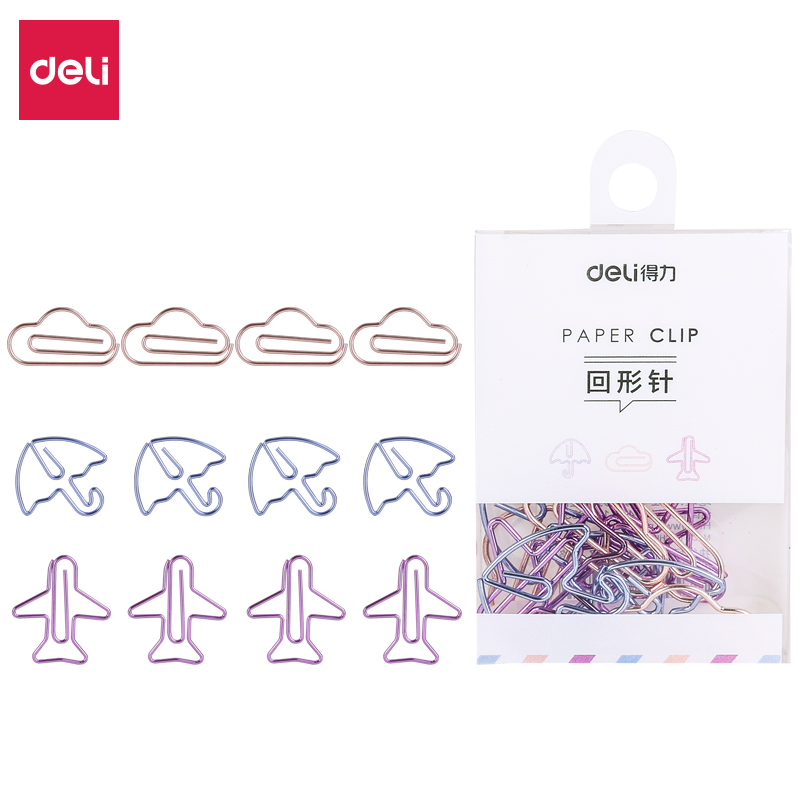 大众娱乐0055异形回形针(混)(12枚/盒)
