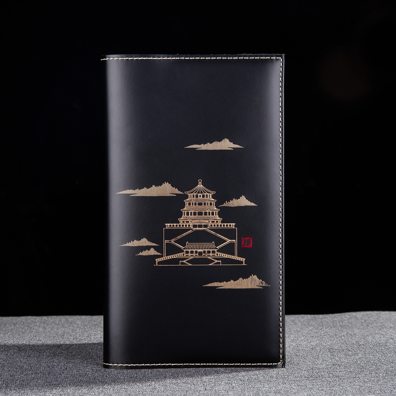大众娱乐SZ623颐和园基础手账本48k-190mm*105mm（黑）