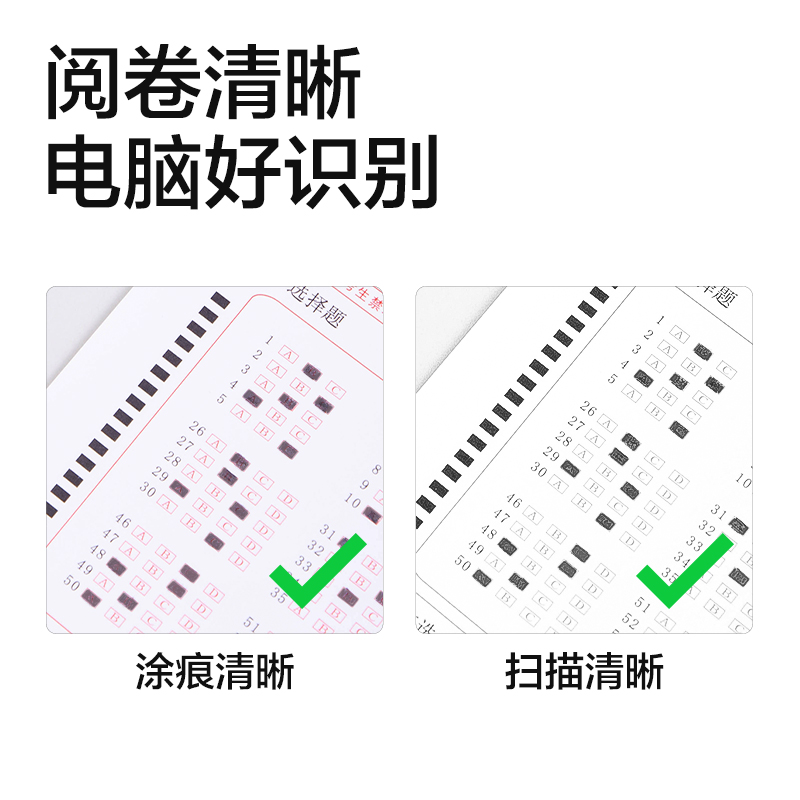 大众娱乐SH192科场战神答题卡铅笔套装2B(黑)(套)