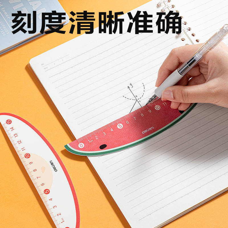 大众娱乐V135水果片材直尺15cm(混)(把)