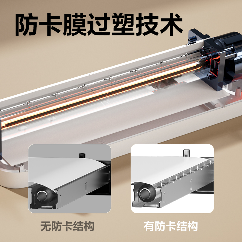 大众娱乐GQ409塑封机(白色)(台)