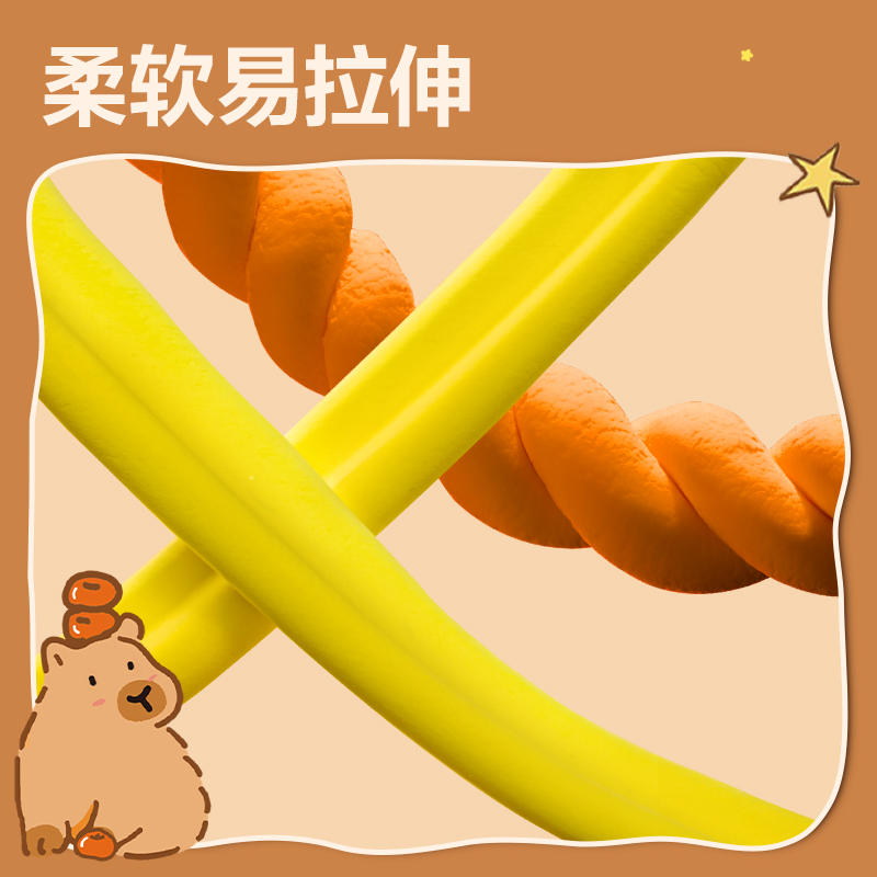 大众娱乐BL802-36卡皮巴拉桶装粘土36色+6包(混)(桶)