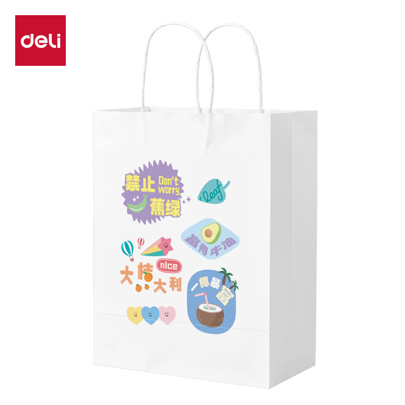 大众娱乐得心LQ717牛皮纸袋21*11*27cm(富的牛油)(10只/包)