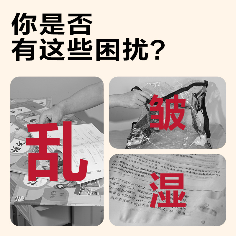 大众娱乐BA208书籍收纳袋(玄色大号)(个)