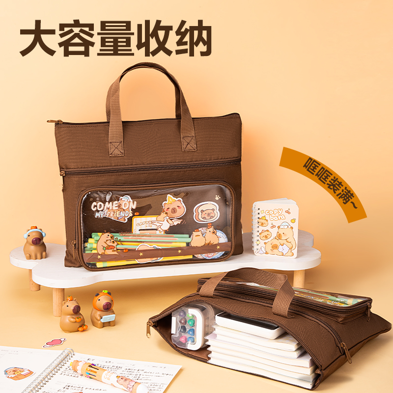 大众娱乐BA205补习袋(深咖)(个)