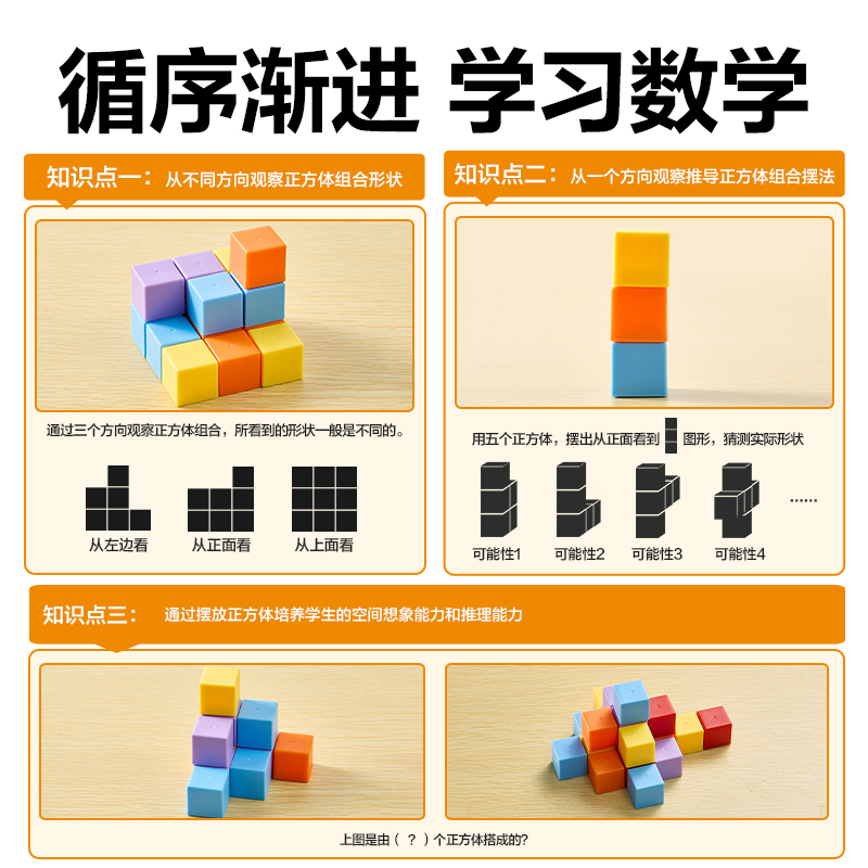 大众娱乐YX617学具正方体(混)(袋)