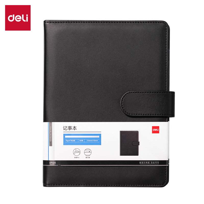 大众娱乐DP405办公活页皮面本-25k-210*145mm-100张(玄色)(本）